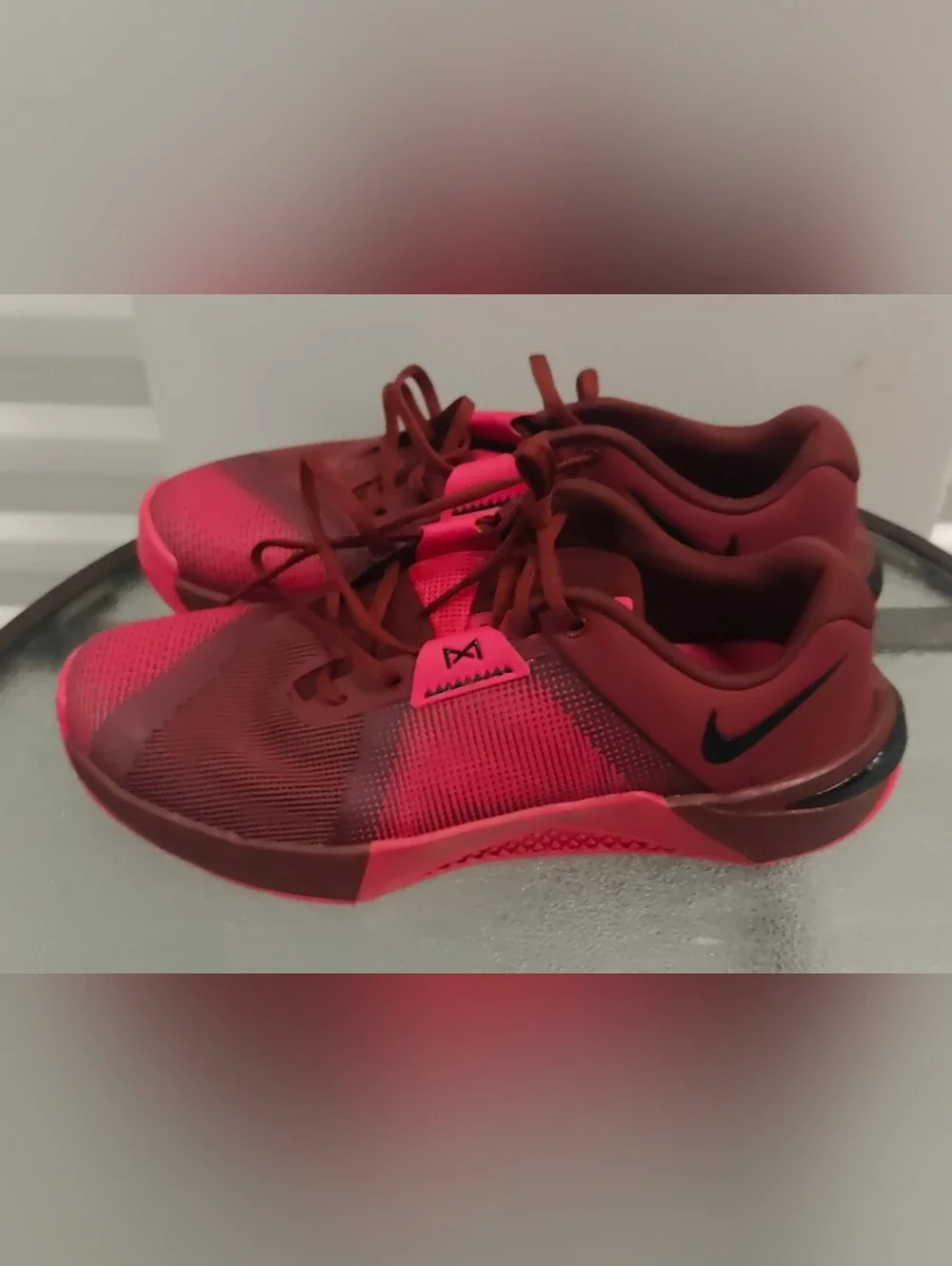 Nike Metcon Training Shoes Men's Size 10.5 Burgundy Gym CrossFit Workout Sneaker